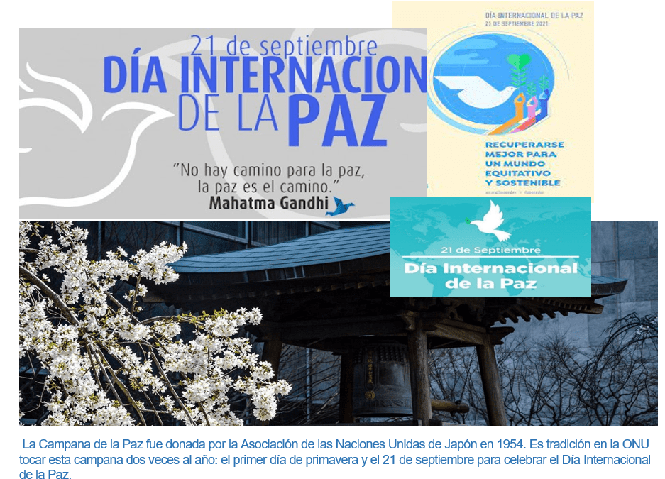 21 de Septiembre, Día Internacional de la Paz